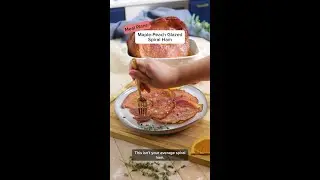 Maple-Peach Glazed Spiral Ham Recipe