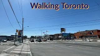 Walking Kingston Road in Scarborough Toronto's Cliffside Neighbourhood 3/24/2024