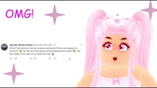 WONDER WORKS STUDIO IS RELEASING 3 NEW GAMES THIS YEAR!🍵💗 | Roblox Overlook Bay