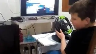 Testando  o  volante (pro 50)