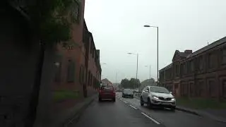 Driving On St Martin's Gate, George Street, Tallow Hill & Newtown Road, Worcester, England