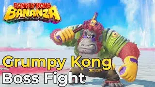 Grumpy Kong | Boss fight [Donkey Kong Bananza]