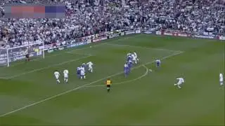 David beckham crazy free kick against greece
