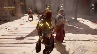 Assassin's Creed Origins Speak to Felix Martialis at the Arena