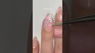 Pinterest inspired pastel  floral nail art😍#shorts #nailart #nailextension