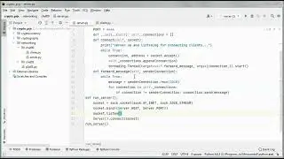 Client/Server + Python + Sockets + Threading + JSON + Minimal