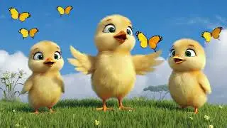 Three Brave Chicks Explore the World | Fun & Cute Kids Poem