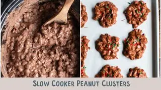 🍫 Sweet & Crunchy Crockpot Peanut Clusters! 🥜