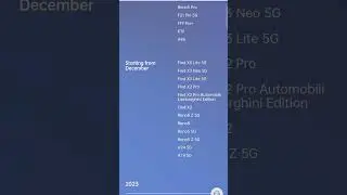 OPPO colorOS 13 AUGUST 2022 TO MARCH 2023 ALL DEVICE LIST#coloros13 #oppo #android13 #1kcreator#SHor