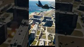 Fighter Jet Fury City Under Rocket Attack!🚀🚀🚀 #Shorts #FighterJet #Jets