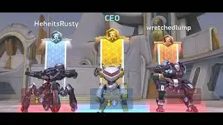 Mech Arena Games Play - Control Point Clash - 2 Legendary (2443) vs Bots