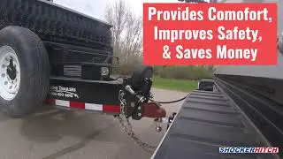 Best Rated Dump Trailer Air Tongue Mount Coupler - Shocker Hitch