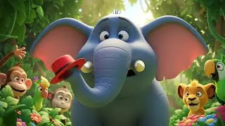 Elephant&rsquo;s Tiny Hat Adventure | Fun Animal Song for Toddlers to Sing and Dance