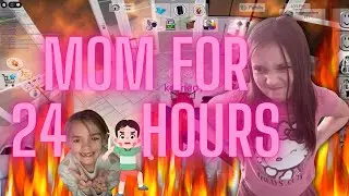 I Became a MOM for 24 Hours in Roblox! (It Went WRONG...)