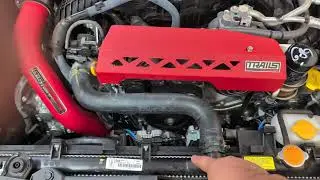 24 Subaru Legacy 2.4l Grimmspeed charge pipe installed. 
