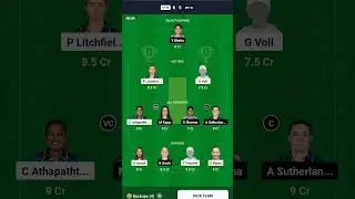 Australian women's T20 Bash l ST-W vs MS-W #ST-WvsMS-W #cricket #dream11team #shortsfeed #short #t20