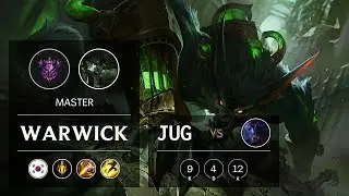 Warwick Jungle vs Rek'Sai - KR Master Patch 9.19