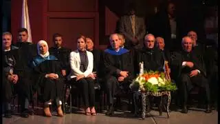 لقطات من حفل التخرج للجامعة الدولية الخاصة للعلوم والتكنولوجيا