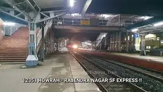 12351 Howrah - Rajendra Nagar Danapur Superfast Express at flat 130km/h