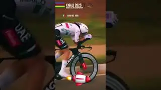 Isaac Del toro in the ⏰trial #roadbike #roadcycling #sports #cycling #shorts