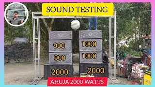 Ahuja 2000 Watts Spikar sound testing ✅✅
