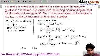 Problem on Flywheel 1