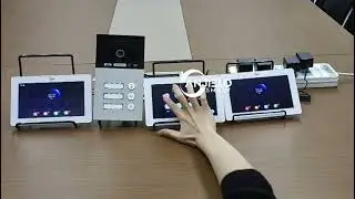64253-3+66721*3，4 wired HD video intercom installation video