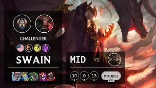 Swain Mid vs Kled - NA Challenger Patch 11.22