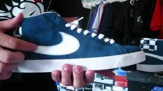 Nike SB #57 Midnight Navy Blazers (checkered blazers)