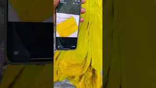 How to yellow colour saree| #yellow #colour #tamil #shorts