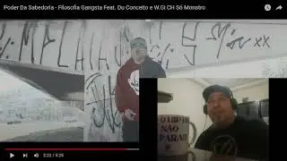 #portaldogueto - React Poder Da Sabedoria - Filosofia Gangsta Feat. Du Conceito e W.Gi CH S&oacute; Monstro