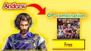 Elite Andrew best skill character combinaction without top up | Free Fire Andrew combinaction
