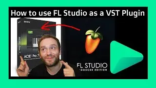 HOW to use FL STUDIO inside ACID PRO as a vst instrument using rewire