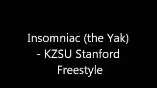 Insomniac - KZSU Stanford Freestyle