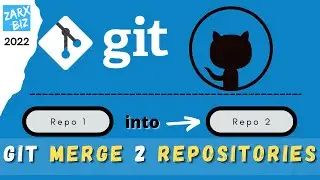Git merge two repositories complete guide [ Step by step ]