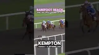 👣🏖️BAREFOOT BEACH (Kodi BearX Sunset Dream) Wins Nicely On Debut under Sean Levey for Richard Hanno