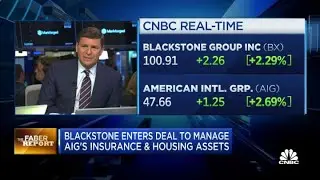 Blackstone enters deal to manage AIG's insurance and housing assets