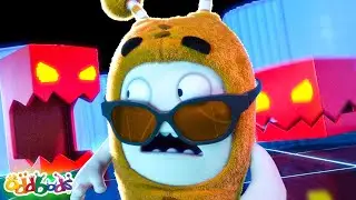 Stuck Inside a Game! | Oddbods - Sports & Games Cartoons for Kids