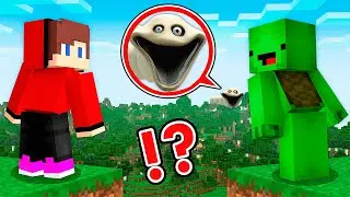 Джей-Джей и Майки заметили голодного червяка ROBLOX вдалеке в Minecraft &mdash; Maizen