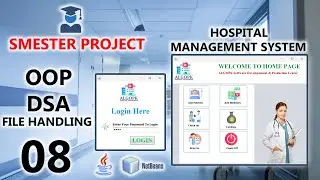 Java Hospital Management System (OOP + File I/O) | 2025 Student Project