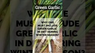 Green Garlic Benefits | हरा लहसुन| Spring Garlic |#shorts #arogyamnutrition #winterfood #greengarlic