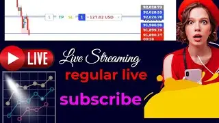 😱 लाइव मार्केट में ट्रैडिंग! Bitcoin me Regular live me trade.