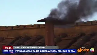 Conclave come&ccedil;a com fuma&ccedil;a preta: cardeais iniciam vota&ccedil;&atilde;o para eleger novo Papa.