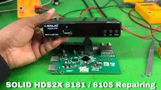 Solid HDS2X 8181 and Solid 6105 Set Top Box repair software upgrade