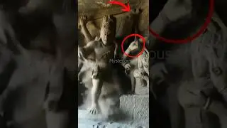 lord Shiva Awakening?😨🤯 #illusion #carving #temple #ancient #yt #shorts #awakening #lordshiva #vr