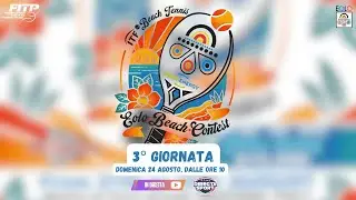 Beach Tennis - ITF BT 200 Eolo Beach Contest Proxienergy 2025 - 3° Giornata