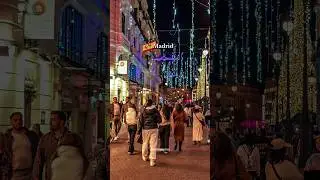 🎄CHRISTMAS ✨️in MADRID 2024 - Nightlife in the Capital City of Spain #christmas #spain #travel #4k