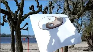 Gardine Vorhang Yin und Yang bei Creatives Wohnen Hamburg