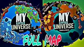 my little universe gameplay: planet 2 + planet 3 -full map