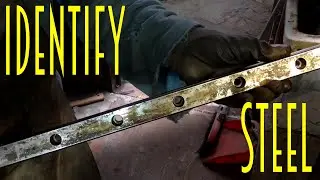 HOW TO IDENTIFY HIGH CARBON STEEL! 3 Simple Tests